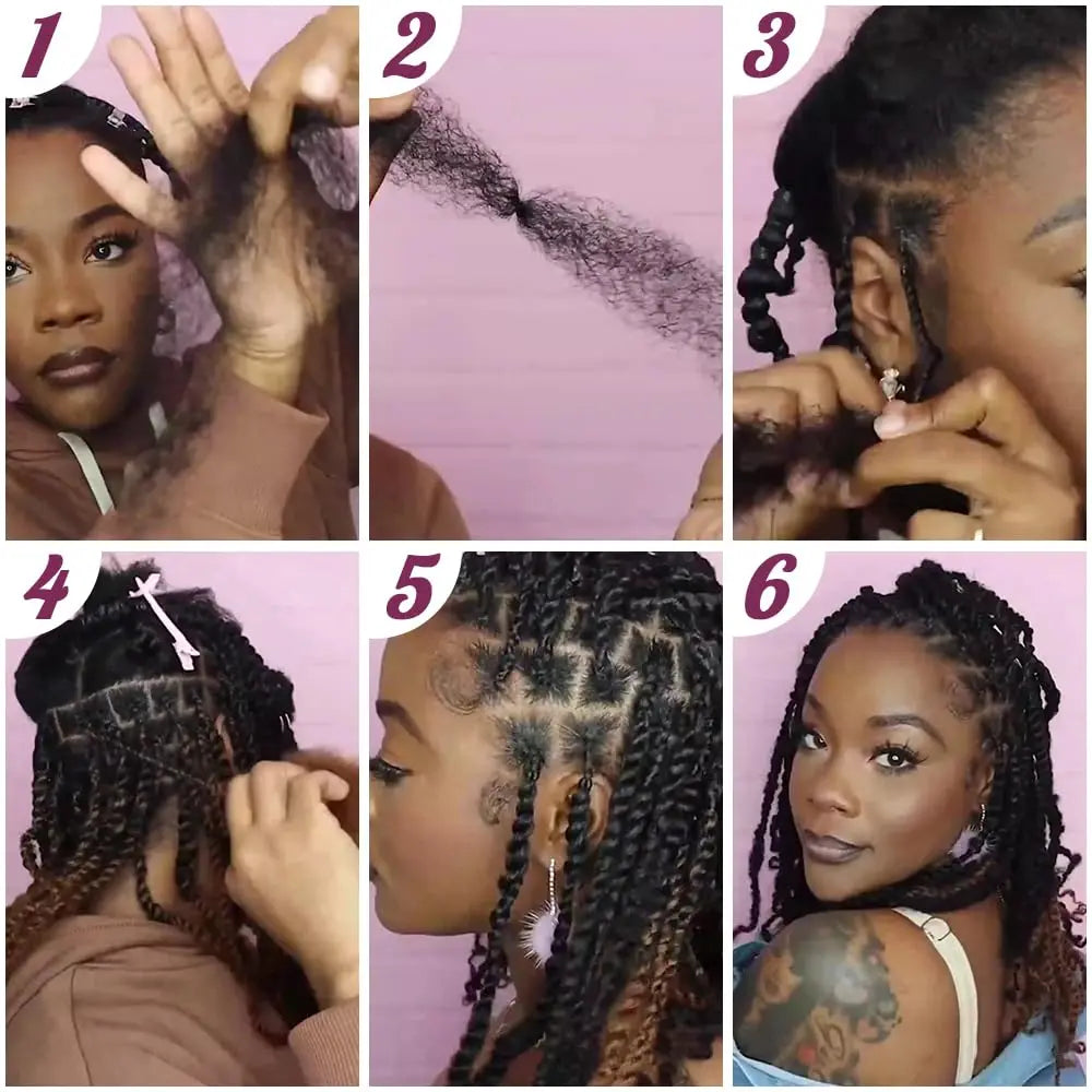 Afro Kinky Curly Bulk Human Hair | Brazilian Remy for Dreadlocks & Braids